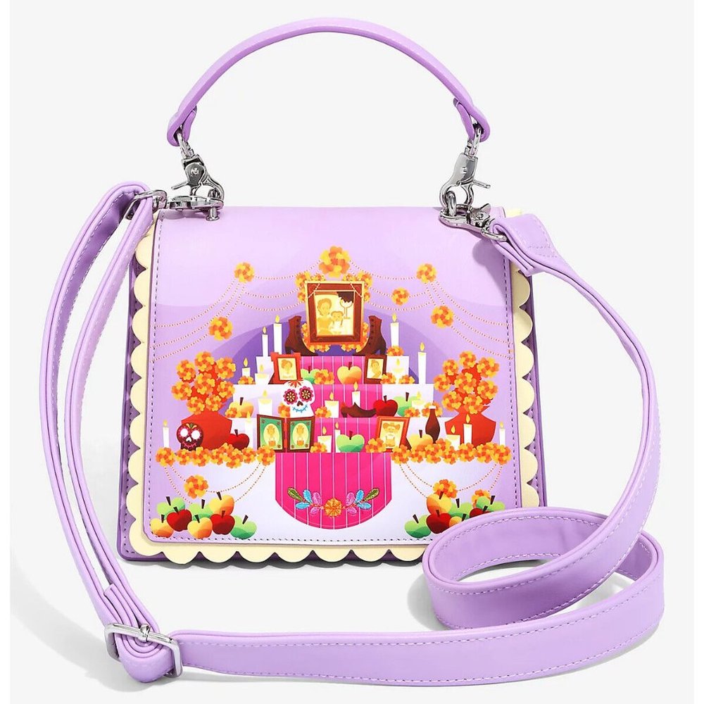 NWT! Loungefly Disney Pixar‎ Coco Ofrenda Handbag Purple